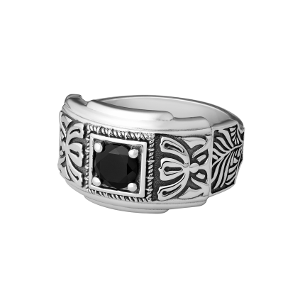 Clocks and Colours Bastion Ring unique statement silver jewelry