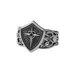 Clocks and Colours Iron-Hearted Statement Ring