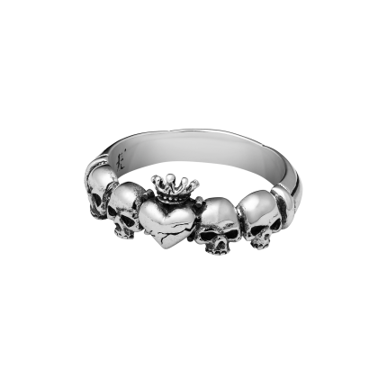 Kiss of Death Ring by Clocks and Colours – Sterling Silver Jewelry
