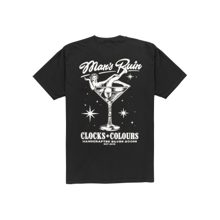 Black Man’s Ruin Graphic Tee by Clocks and Colours