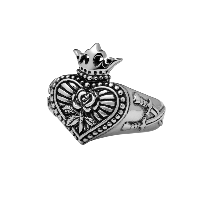 Clocks and Colours Royal Treatment Sterling Silver Ring